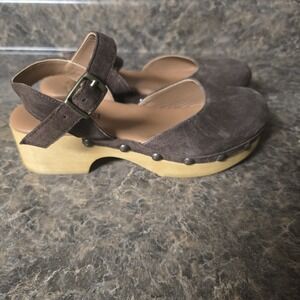 Cordani Winston Ankle Strap Platform Clog Size 39 8.5/9
